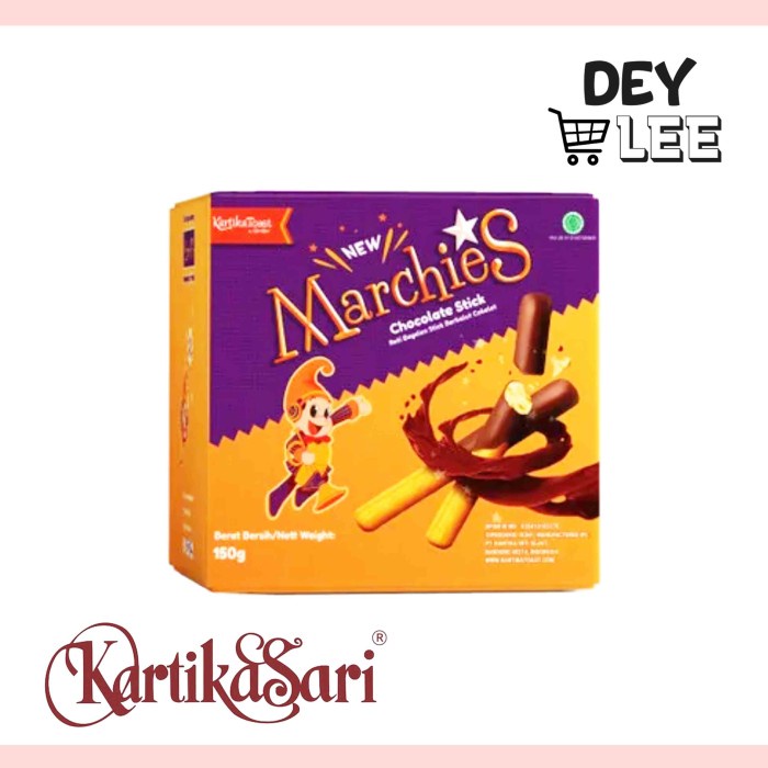 

KARTIKASARI Marchies Chocolate Bagelen Stick 150gr Biskuit Coklat