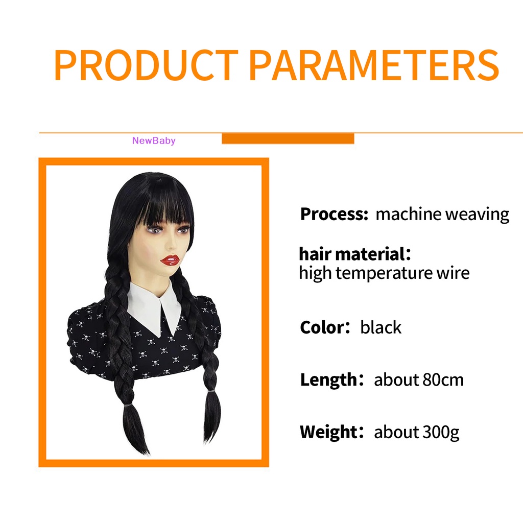 Wig rambut palsu anak perempuan dessyouble ponytail braid ewdams wigamily untuk anak perempuan mportednesday 's wigddams cosplay rambut palsu dessyouble ponytail braid toserba