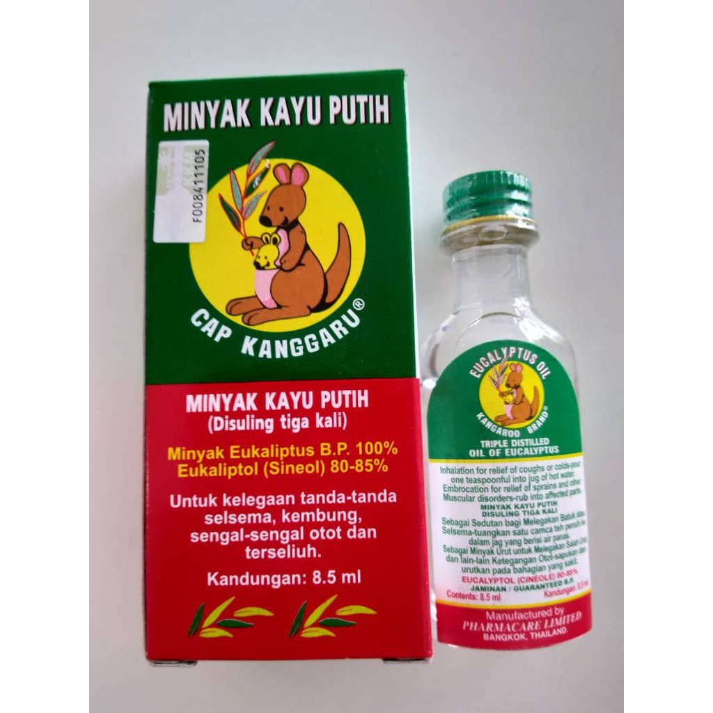 JRMM EUCALYPTUS OIL KANGAROO BRAND MINYAK KAYU PUTIH ORIGINAL THAILAND