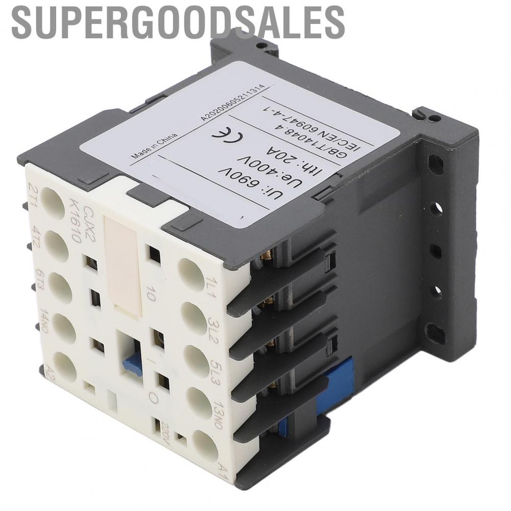 Supergoodsales Contactor Switch  Electrical Good Bearing  Low Power Consumption Silver Contact for Home