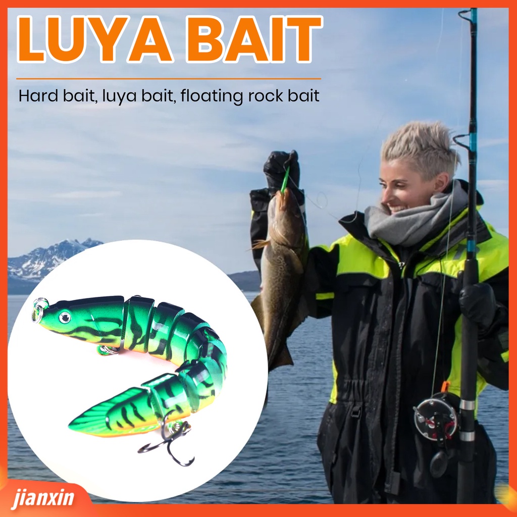 (In Stock) 10cm /10g Umpan Pancing Universal Simulasi Nyaman Meningkatkan Tingkat Ikan Anti Patah Angling ABS Multi-Bagian Umpan Pancing Aksesoris Memancing