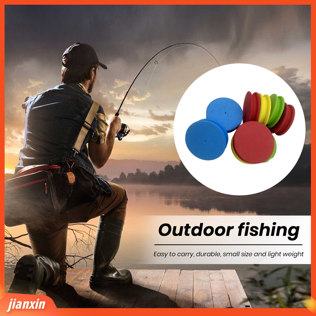(In Stock) 1set Spool Garis Busa Warna Cerah Ukuran Kompak Ultralight Density Tinggi Dengan Kotak Penyimpanan Spool Busa EVA Serbaguna Tempat Pancing Perlengkapan Memancing
