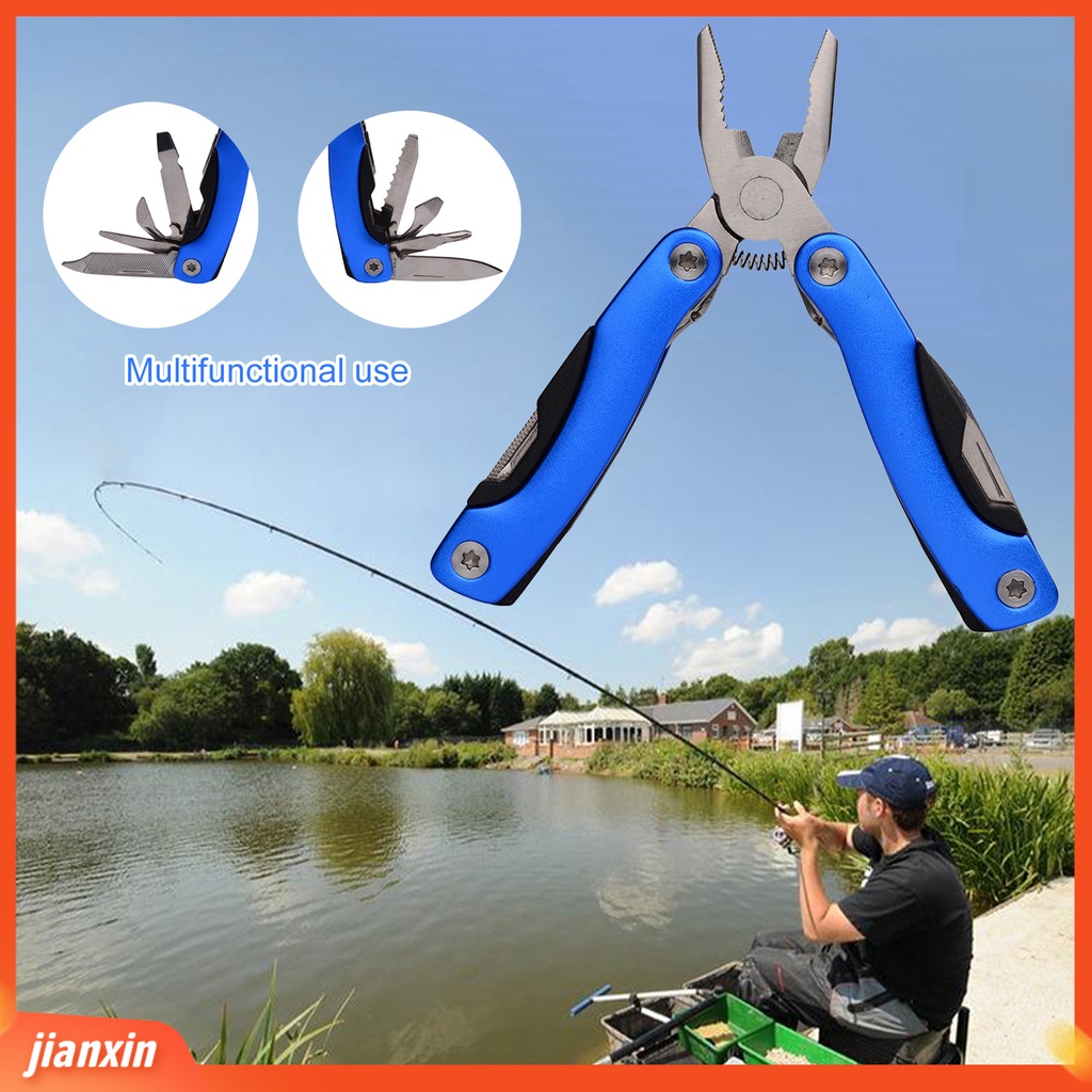 (In Stock) Tang Memancing Ergonomis Kekerasan Tinggi Paduan Aluminium Tahan Aus Tang Pemikat Ringan Untuk Memancing