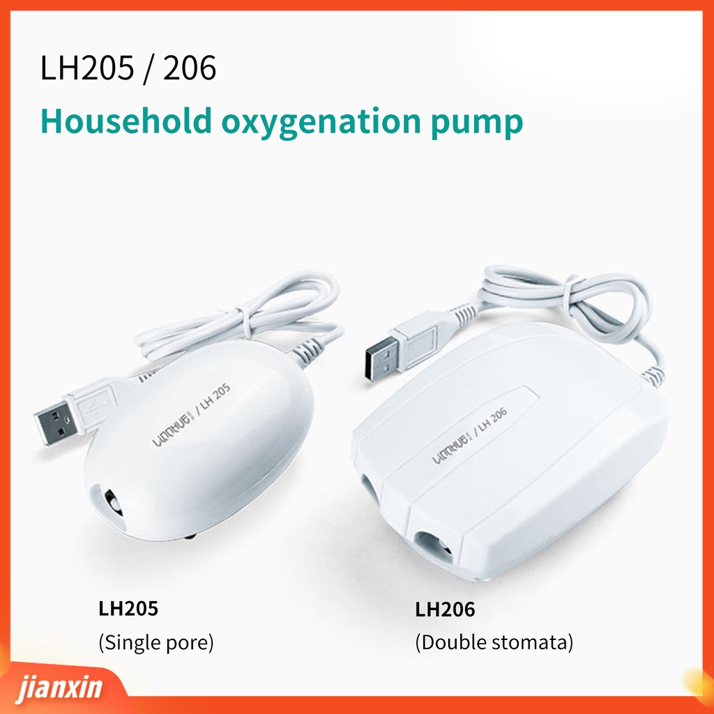 (In Stock) ABS Pompa Oksigen Memancing Daya Tinggi Low Noise Shockproof Rubber Aquarium Air Pump Untuk Rumah