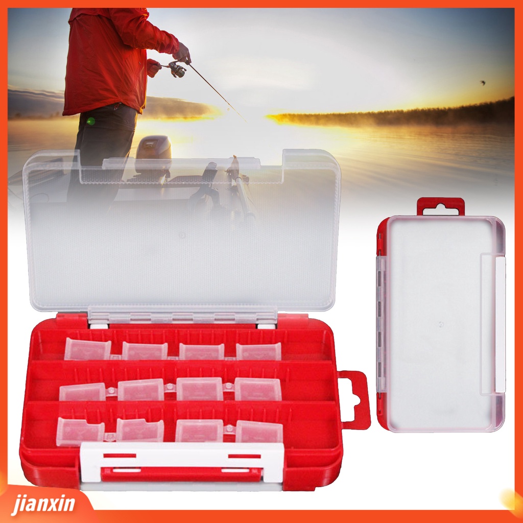 (In Stock) EVA Fishing Tackle Box Ringan Bagus Sealing Removable Insert Fishing Lure Box Untuk Memancing