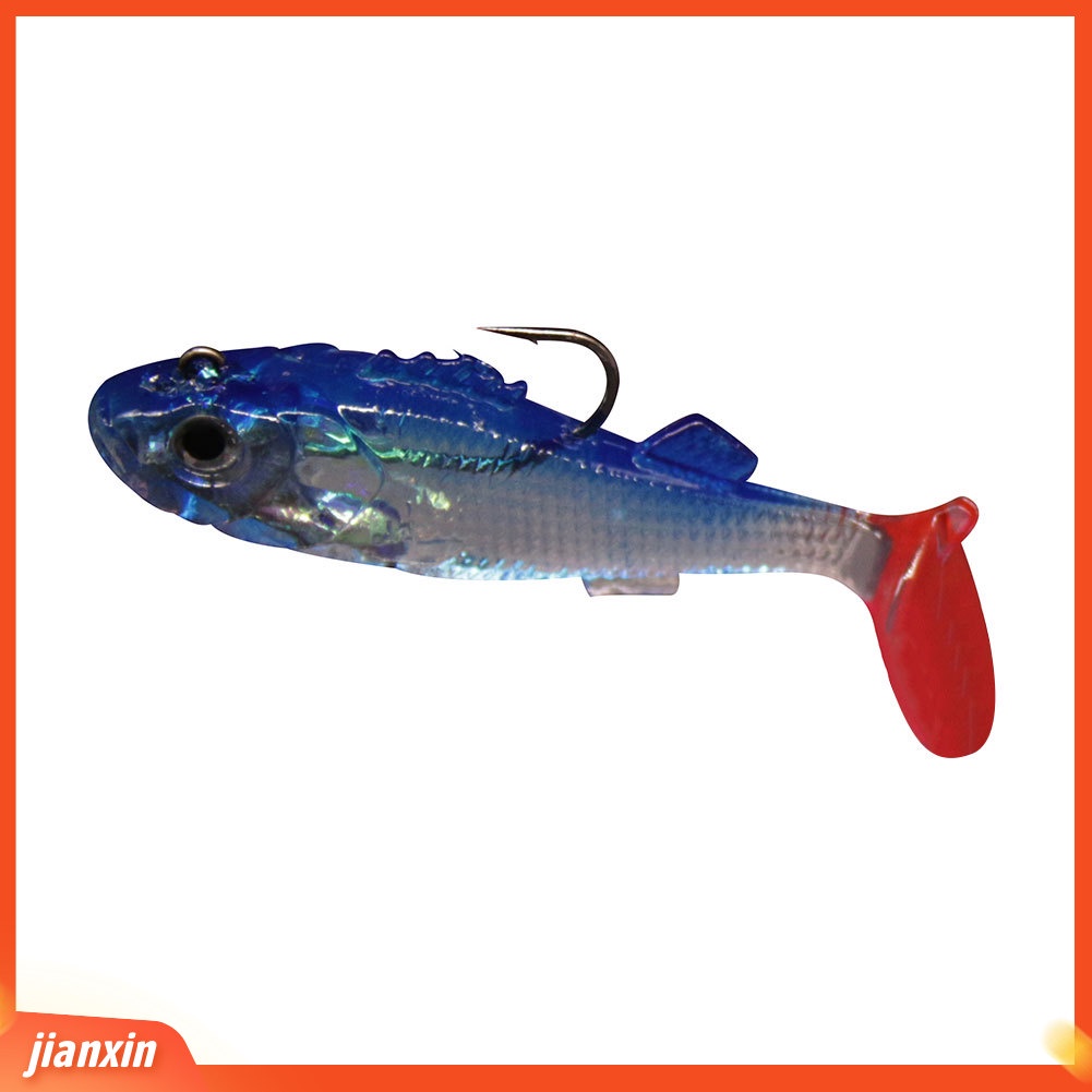 (In Stock) 8cm 16g Buatan Manusia Hidup Bercahaya Memancing Umpan Renang Tackle Crankbait