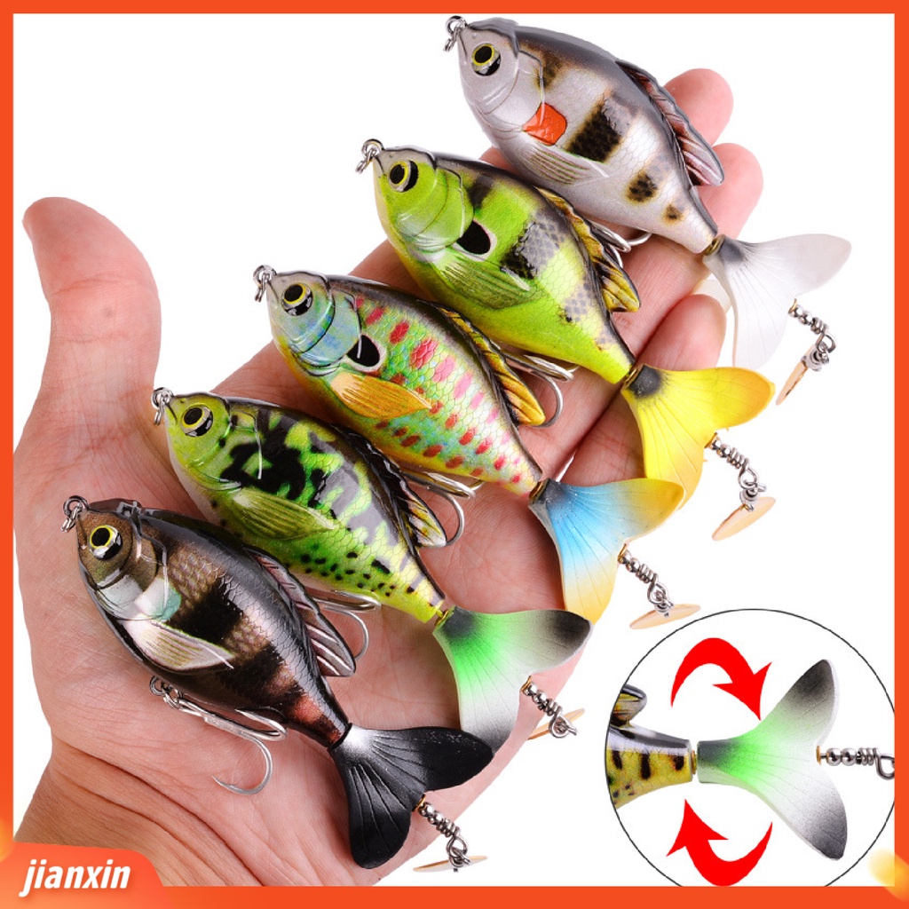 (In Stock) 9.7cm Faux Fish Lure Umpan Keras Palsu Dengan Mata 3D Manusia Hidup Alat Pancing Tackle