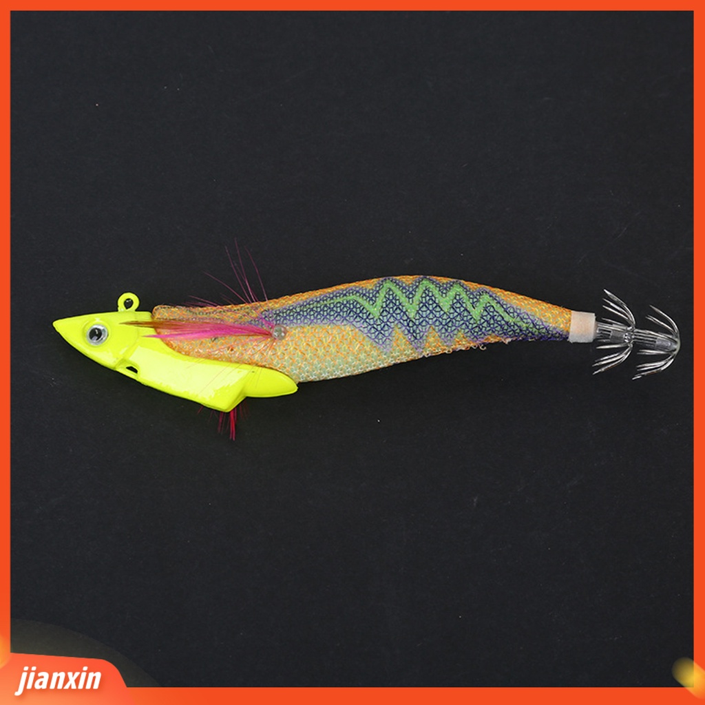 (In Stock) Umpan Pancing Gurita Luminous Plastic Ultra-Sharp Egi Hard Squid Jigs Untuk Memancing