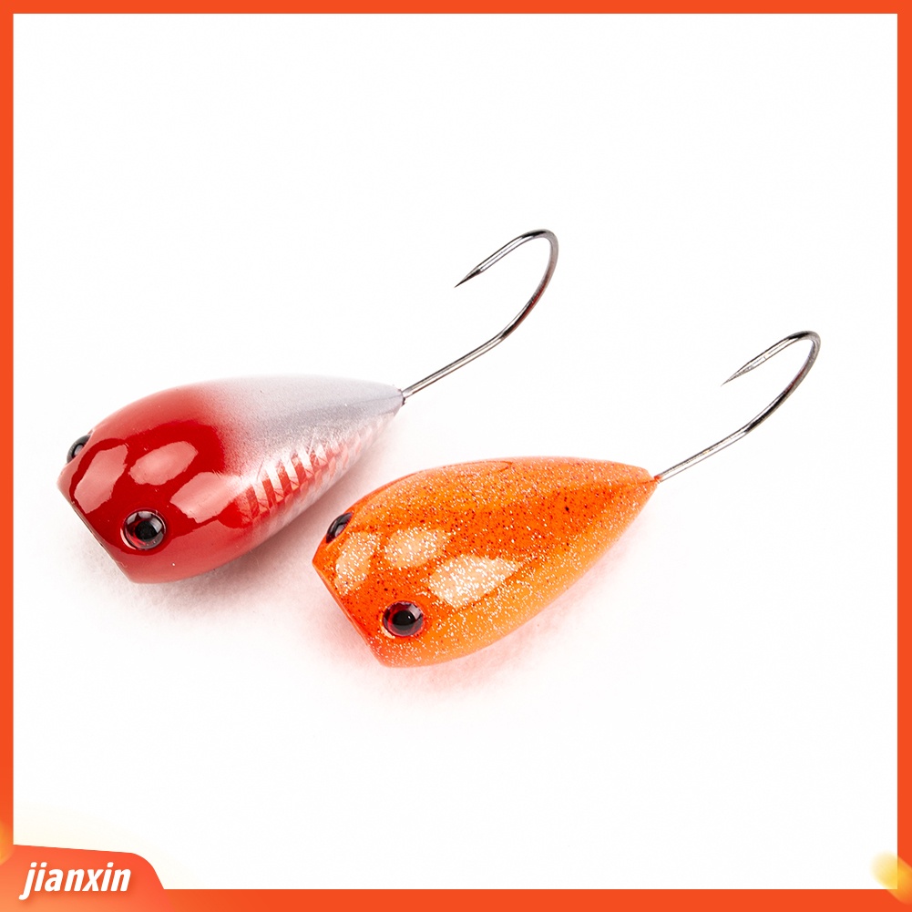(In Stock) Popper Mancing Artficial Lure Crank Umpan Renang Wobblers Keras Single Hook Alat