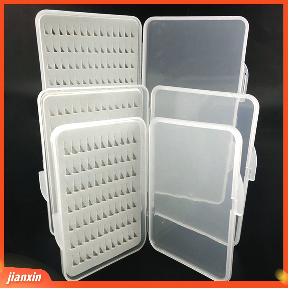(In Stock) Portable Fly Fishing Hook Umpan Fish Tackle Box Tempat Penyimpanan Wadah Aksesori