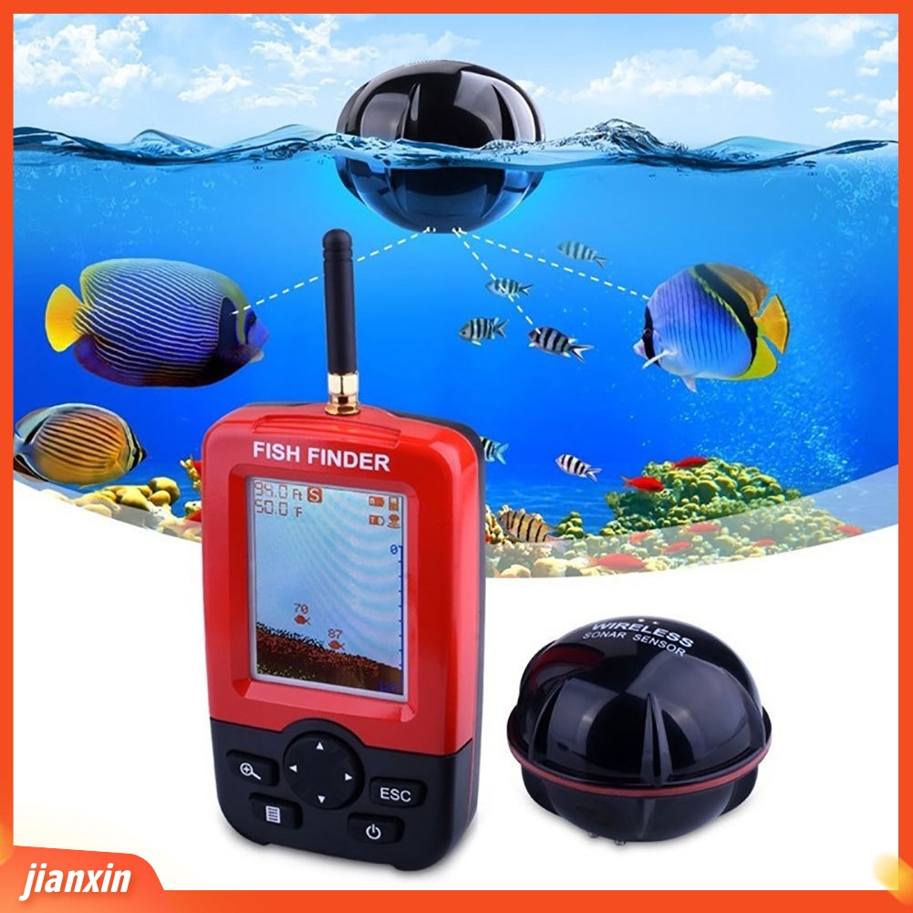 (In Stock) Danau Laut Memancing Pintar Portabel Pencari Ikan Alarm Kedalaman Wireless Sonar Sensor