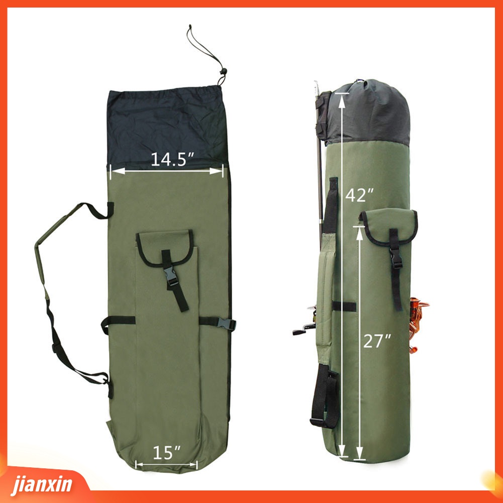 (In Stock) Kantong Tas Penyimpanan Alat Pancing Outdoor Nilon Portabel Multifungsi