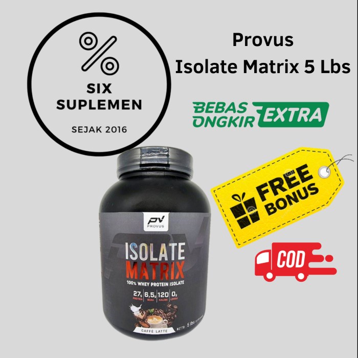 Provus Isolate Matrix 100% Whey Protein Isolate 5 lbs (Besar)