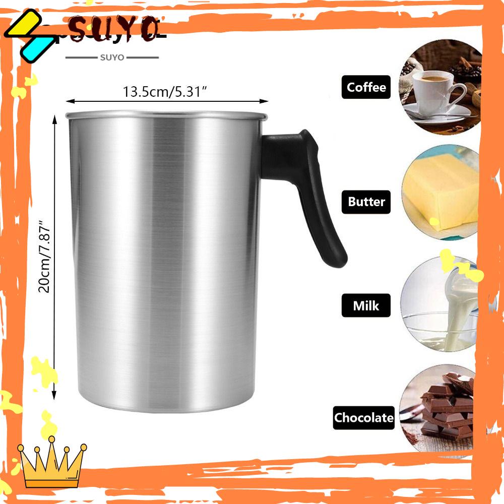 SUYO 1.2l/3l Candle Melting Pot Alat Leleh Tahan Lama Home Pitcher Jug