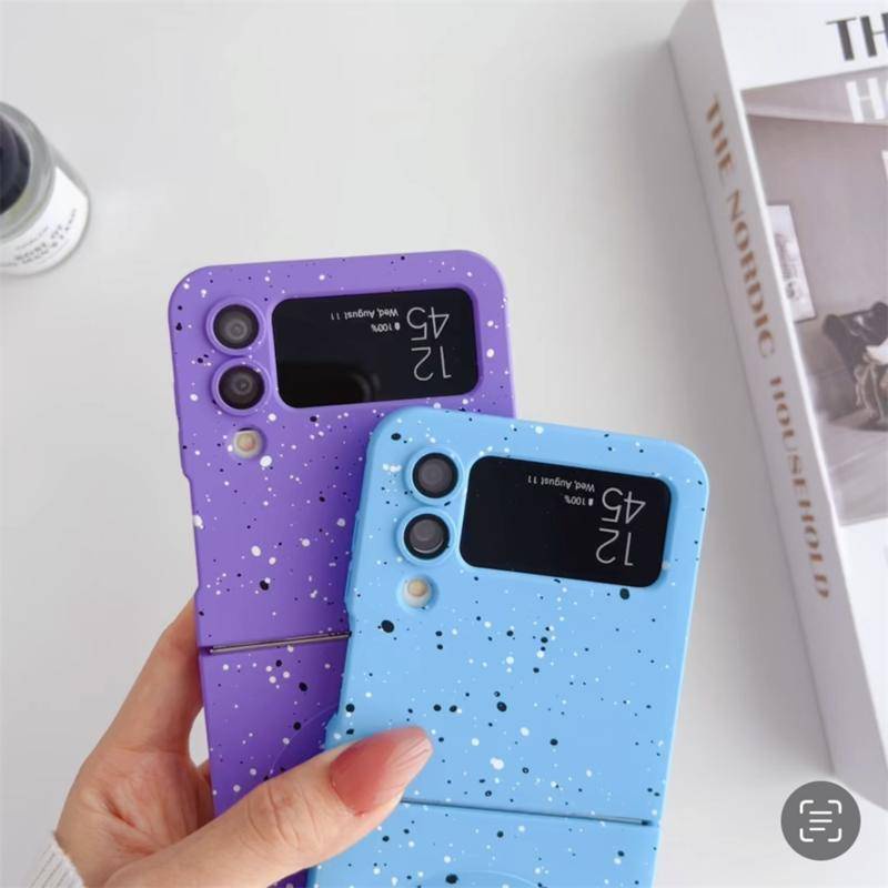 Untuk Galaxy Z Flip3 4 Magsafe Wave Point Case Untuk Samsung Galaxy S22 S23 Note20 Ultra S23 Note10 Plus Tipis Hard PC Slim Cover