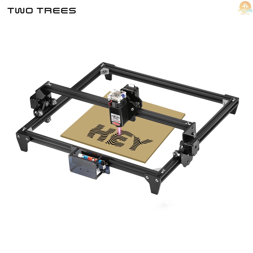 In Stock TwoTrees 5.5W Laser Engraver CNC Laser Engraving Cutting Machine DIY Laser Marking Desktop Carving Machine 40x30cm Area Ukiran Untuk Kayu Plastik Kertas Bambu Kulit Dipan