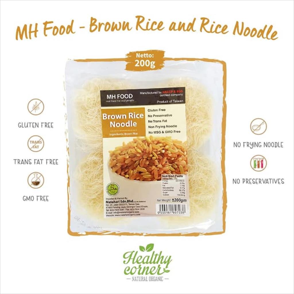 

Brown Rice Noodle Healthy Gluten Free Mie Bihun 200 gr - MH Food