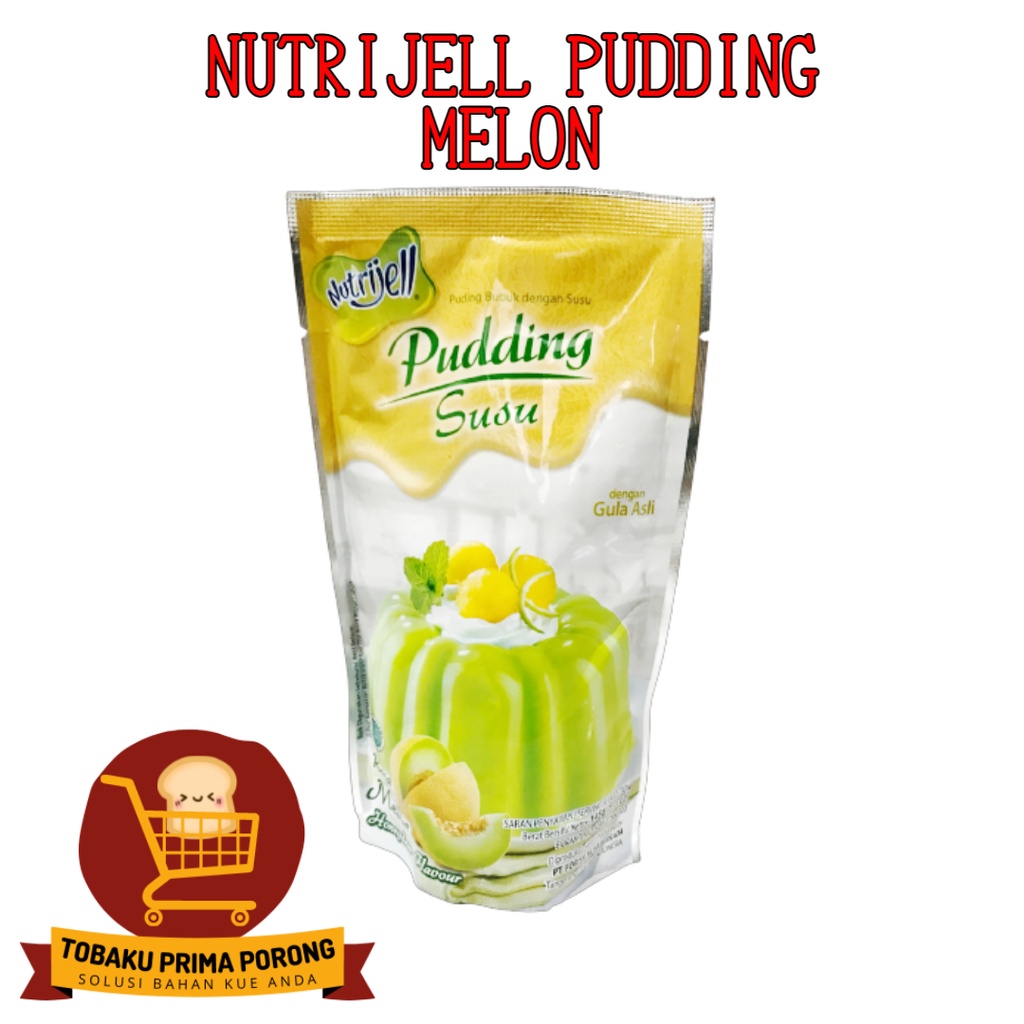 

Nutrijell Pudding Melon Pouch - bubuk jeli pudding - bahan pudding