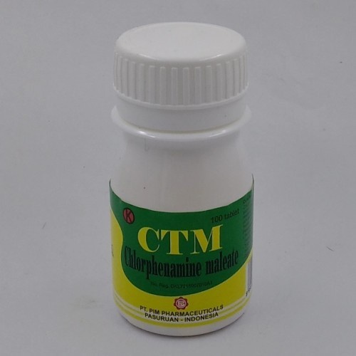 CTM PIM 4 MG 100 TABLET / PER POT
