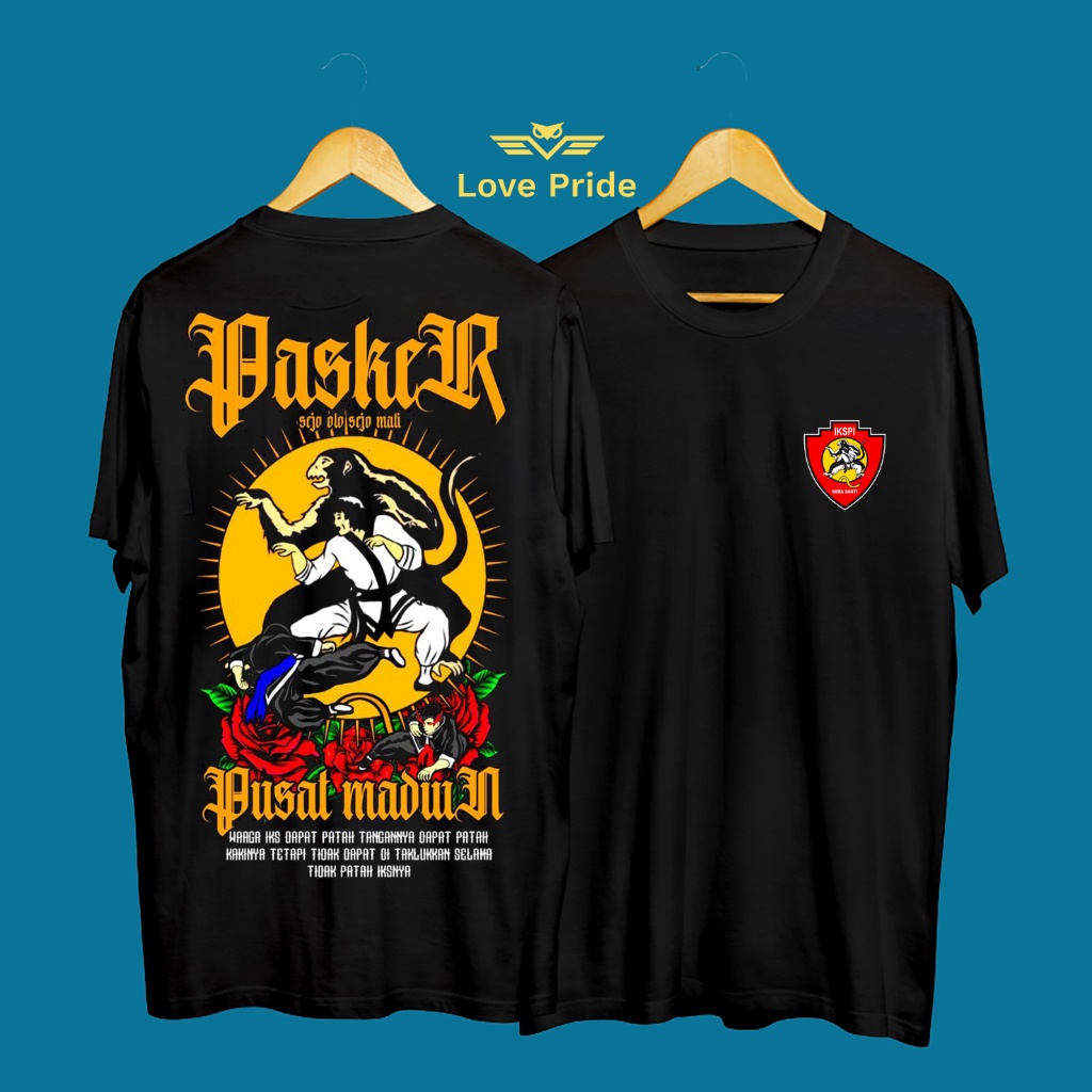 Kaos Tshirt Baju Distro Pencak Silat IKSPI Kera Sakti Pasker Pusat Madiuen Premium Terbaru