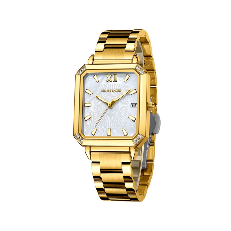 Jam Tangan Wanita Mini Focus MF0472L All Gold
