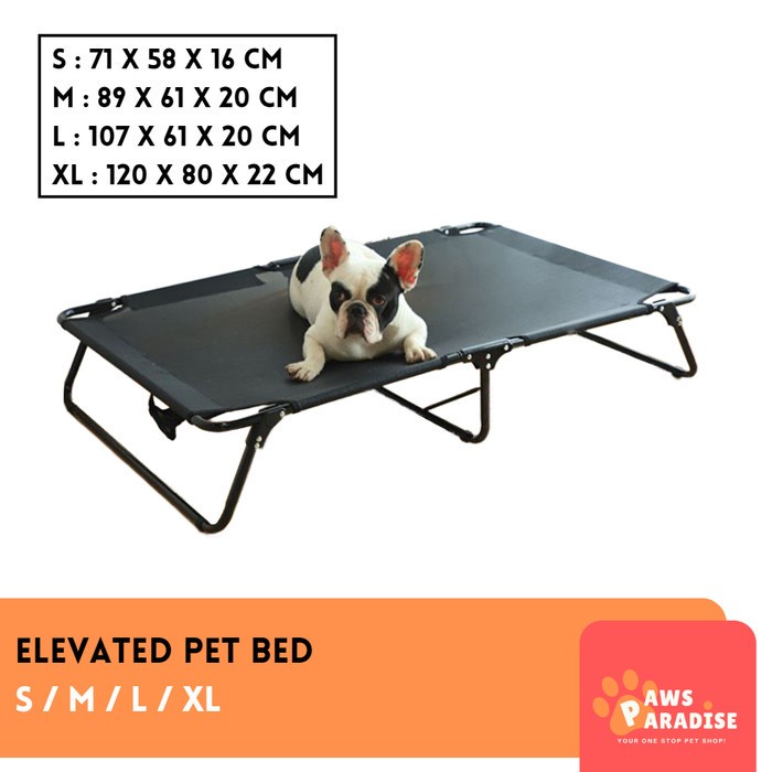 Foldable Premium Elevated Pet Bed / Tempat Tidur Hewan Lipat