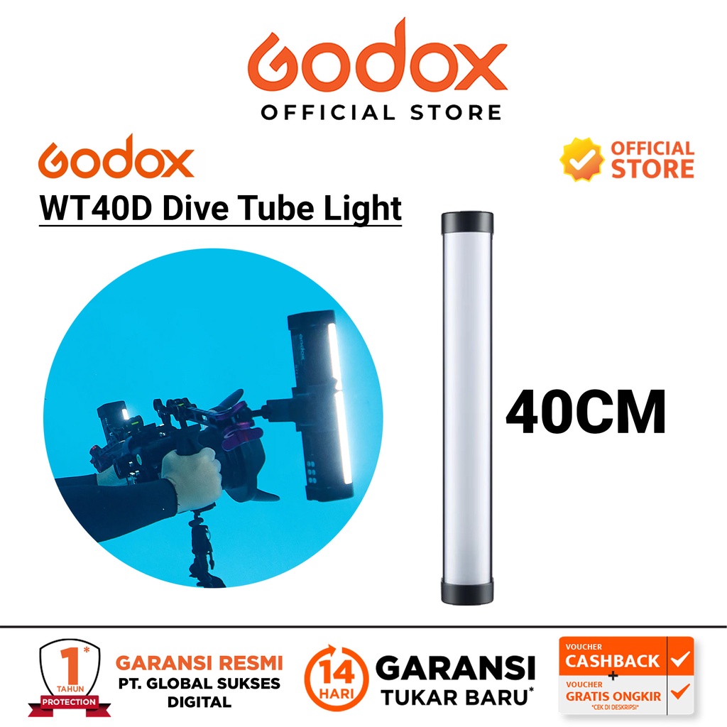 Godox WT40D Dive Tube Light 40CM WT 40D