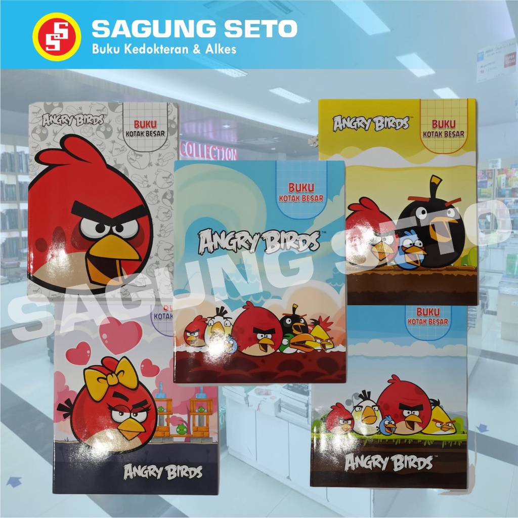 

KIKY BUKU KOTAK BESAR WARNA (ANGRY BIRDS) 1 PACK (10 BUKU)