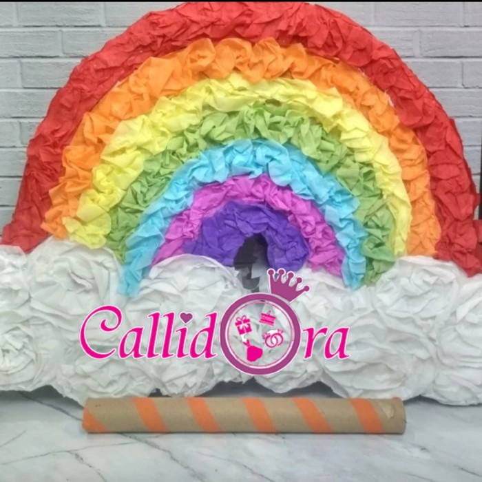 

Pinata pelangi/Pinata rainbow custom/Pinata ultah custom