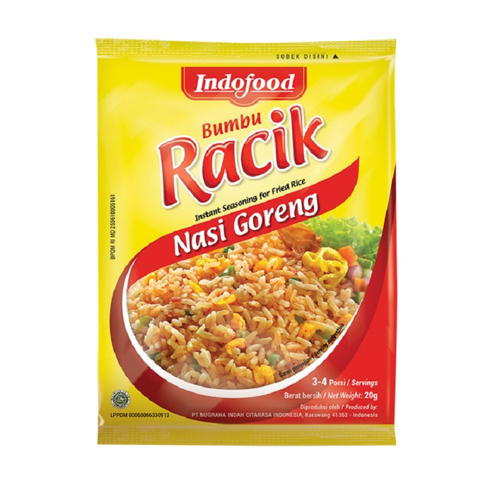 

Indofood Bumbu Racik NASI GORENG 1 bungkus