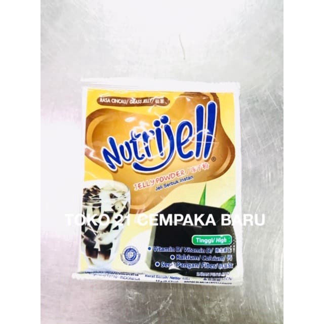 

Nutrijell Rasa CINCAU 1 pcs | Grass Jelly Agar Jelly Nutrijell Murah