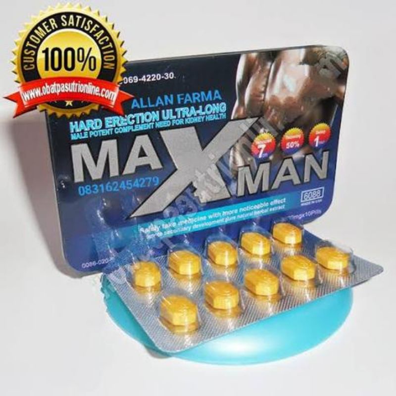 BISA COD MAXMAN ASLI 100% ORIGINAL OBAT KUAT PENAMBAH STAMINA PRIA