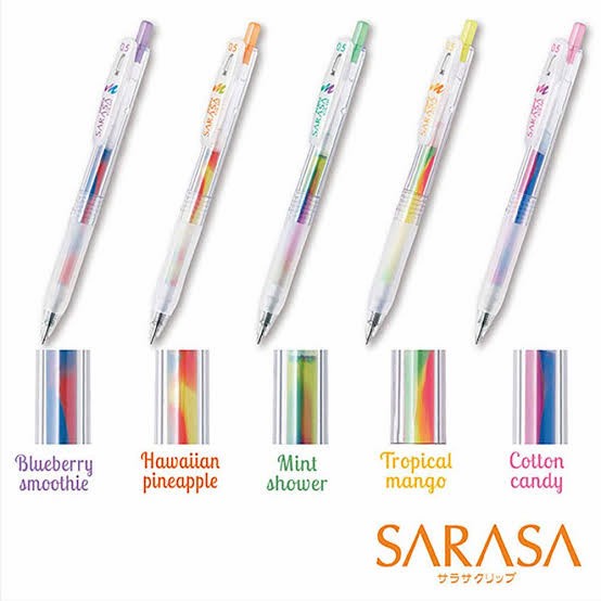

[DD] BOLEH CAMPUR ZEBRA SARASA CLIP 0.5 - Marble, Tulis warnanya: