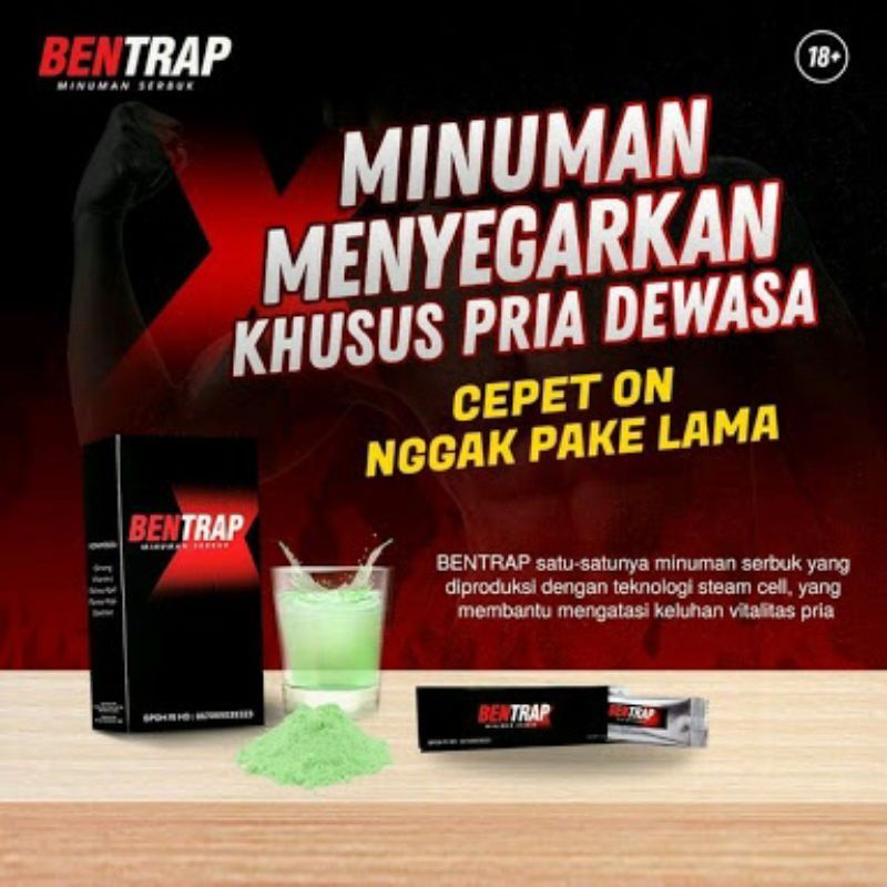 BENTRAP ASLI ORIGINAL BPOM MINUMAN PENAMBAH STAMINA PRIA