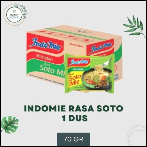 

Murah! INDOMIE RASA SOTO SPC 70Gr 1 DUS MURAH !!