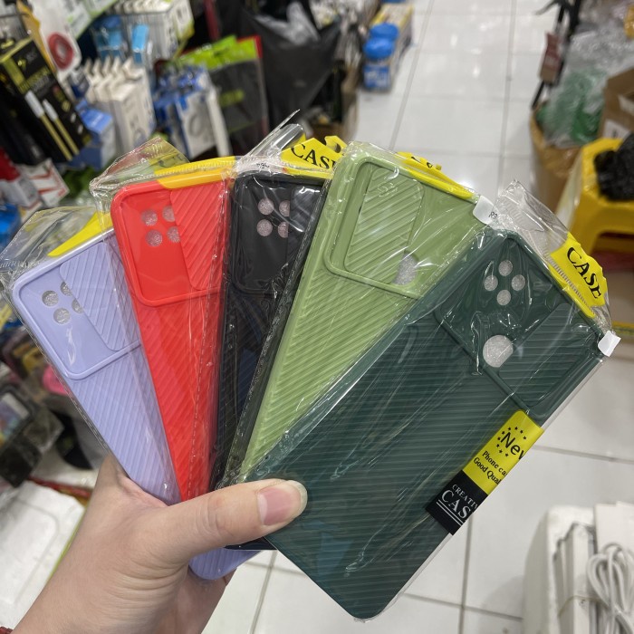 CASE CAMSHIELD SLIDE PENUTUP KAMERA BELAKANG REDMI 9C