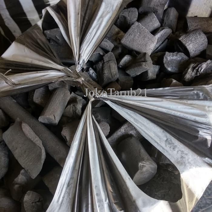 Media tanam Arang kayu arang bakar anggrek bulan 250 gr murah