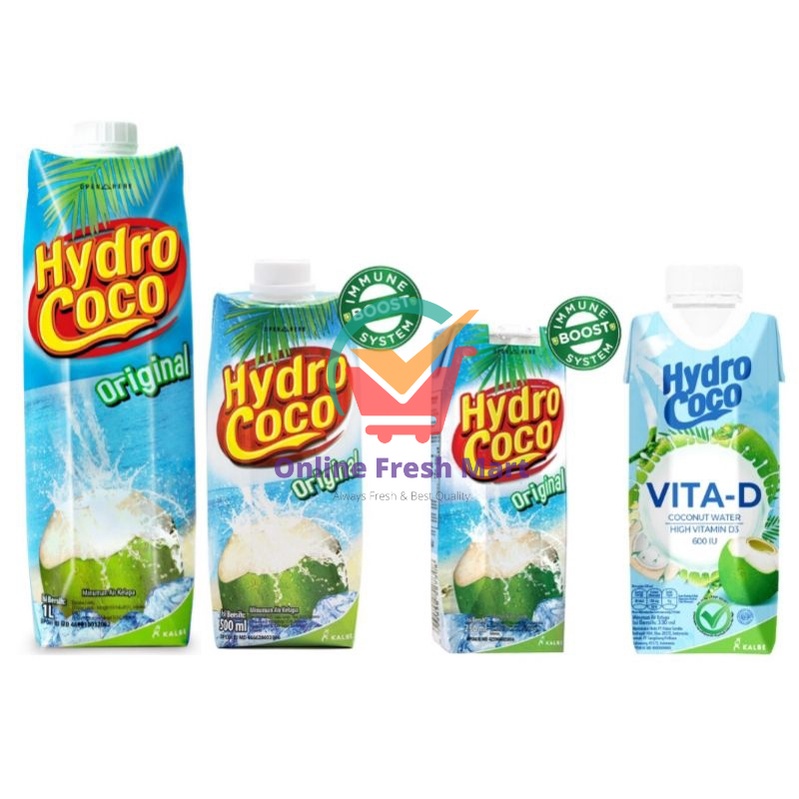 

(kirim instant) Hydro Coco Minuman Air Kelapa original Vita-D - Online Fresh Mart Denpasar