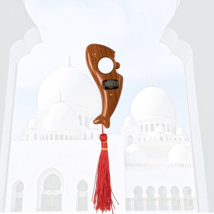 Promo Murah COD Tasbih Digital/Tasbih Digital Kayu/Tasbih Tally Counter Premium 100325 - 100325BROWN