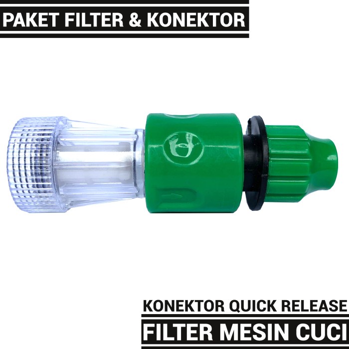 Paket filter Mesin cuci Konektor Quick release + Quick release Selang