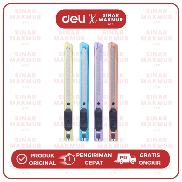 

Cutter/Pemotong Kecil/Small All metal Warna Deli 2066 (PCS)