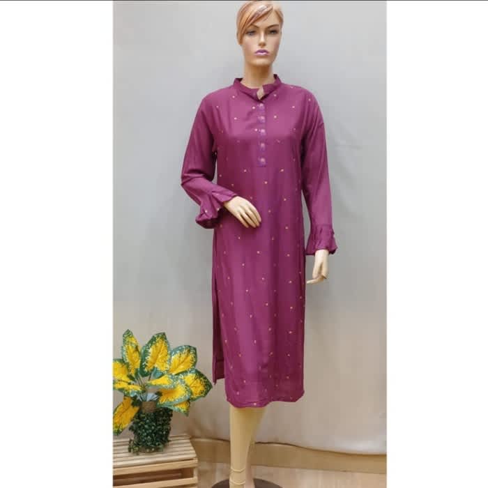 Blus(kurti) Katun  Purple color/Atasan Wanita/Baju India