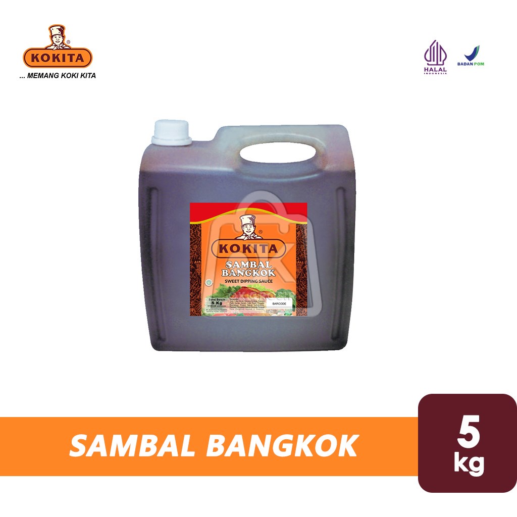 

Sambal Bangkok Kokita Sweet Dipping Sauce (Jerigen 5kg)