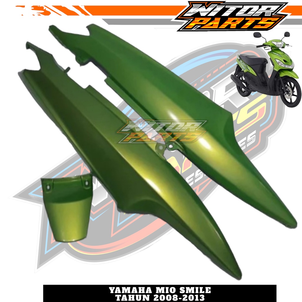 Cover Body Belakang Yamaha Mio Sporty Mio Smile Hijau / Body Belakang Kanan Kiri Mio Smile Hijau / B