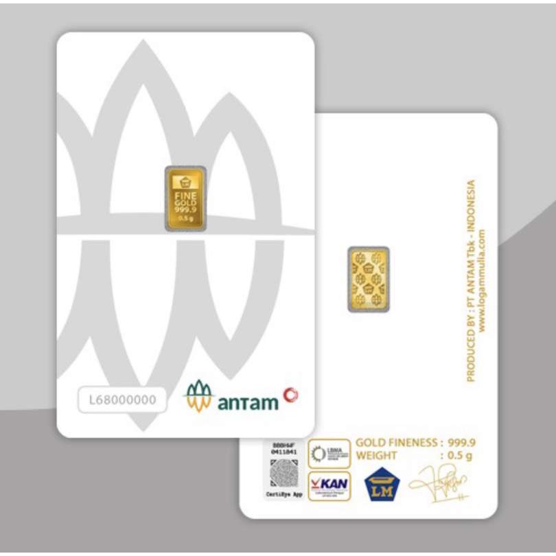 Antam Logam Mulia [0,5 g] CertiCard