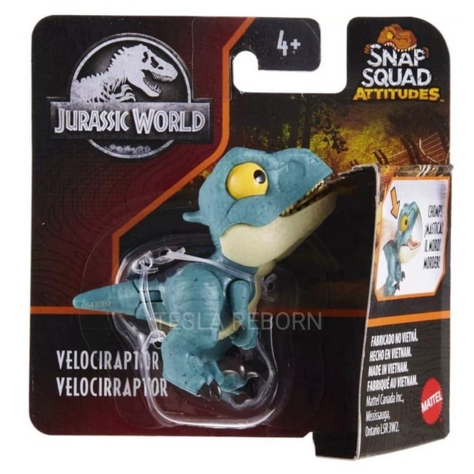 Snap Squad Jurassic World Attitudes Wave 10 Stegosaurus Dimorphodon - Tyrannosaurus R