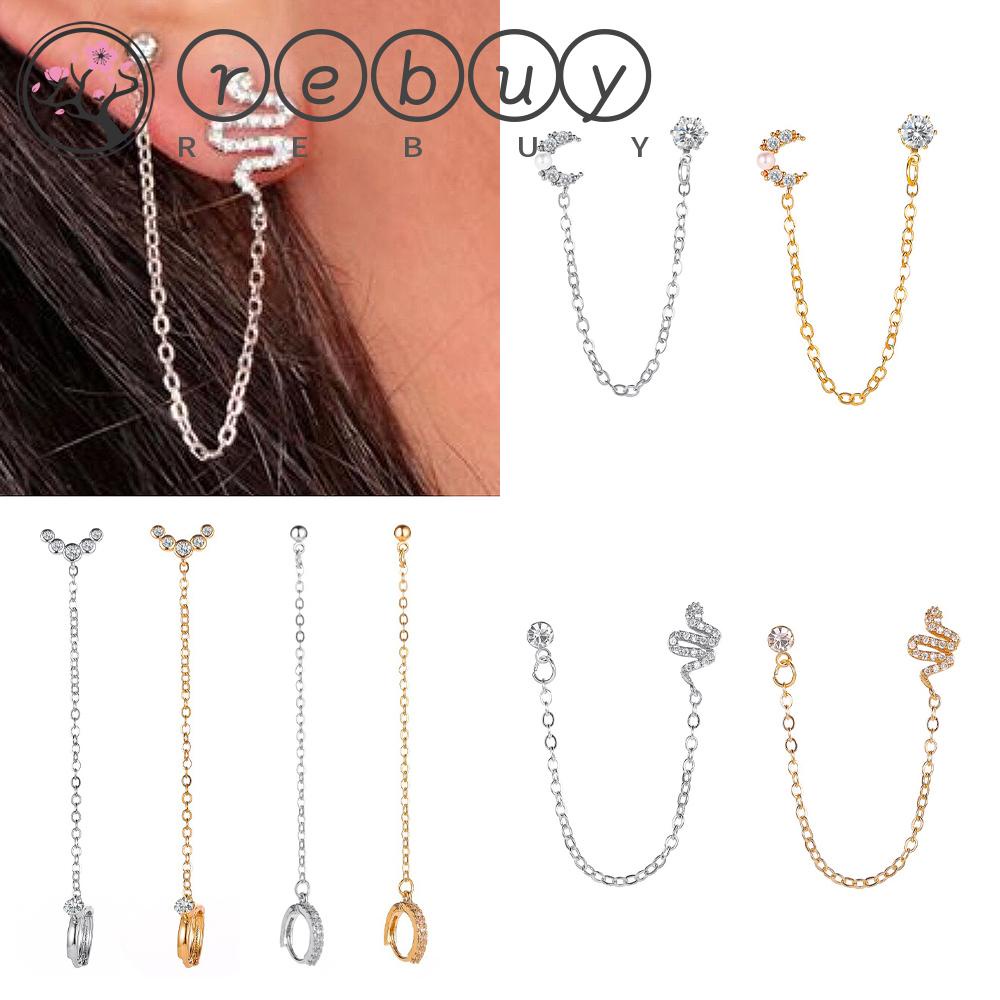 Rebuy Drop Menjuntai Earing Baru Manis Wanita Hewan Gadis Kristal Fashion Perhiasan