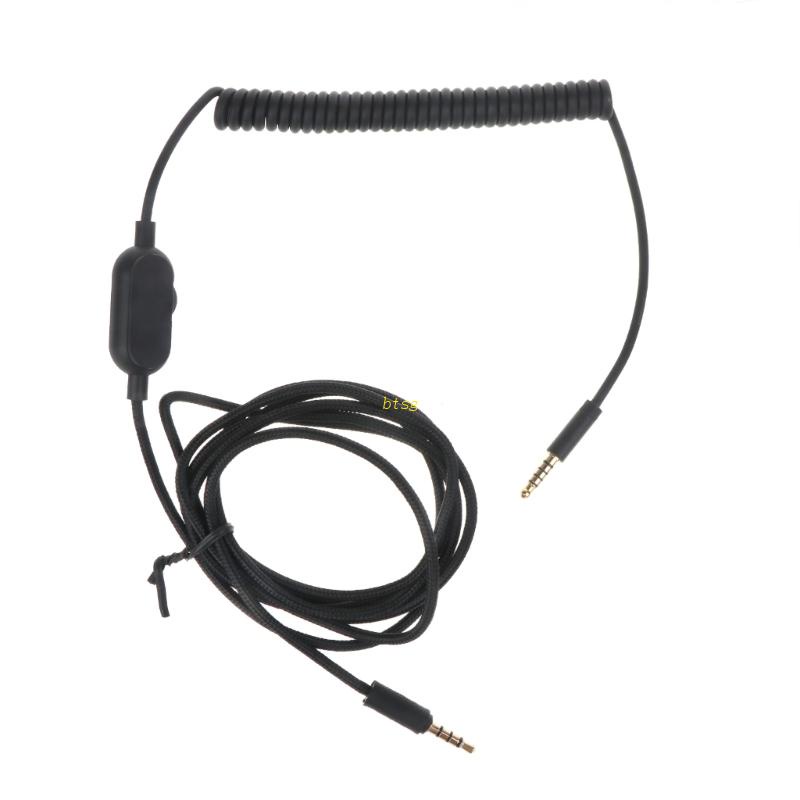 Bt Braided Pengganti Kabel Ekstensi Music Cord Wire Untuk G433 G Pro Headset Gaming Bermutu Tinggi Kabel Tahan Lama Cord