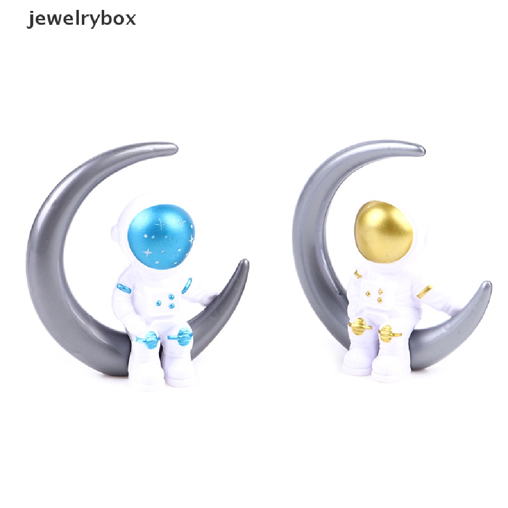 [jewelrybox] Topper Kue Astronot Space Universe Hiasan Kue Ruang Ulang Tahun Pesta Props Butik