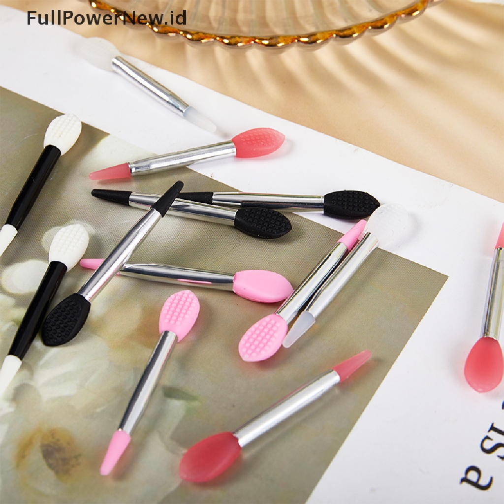 Power 5PCS Double Side Silicone Lip Balms Kuas Masker Bibir Makeup Brushes Alat ID